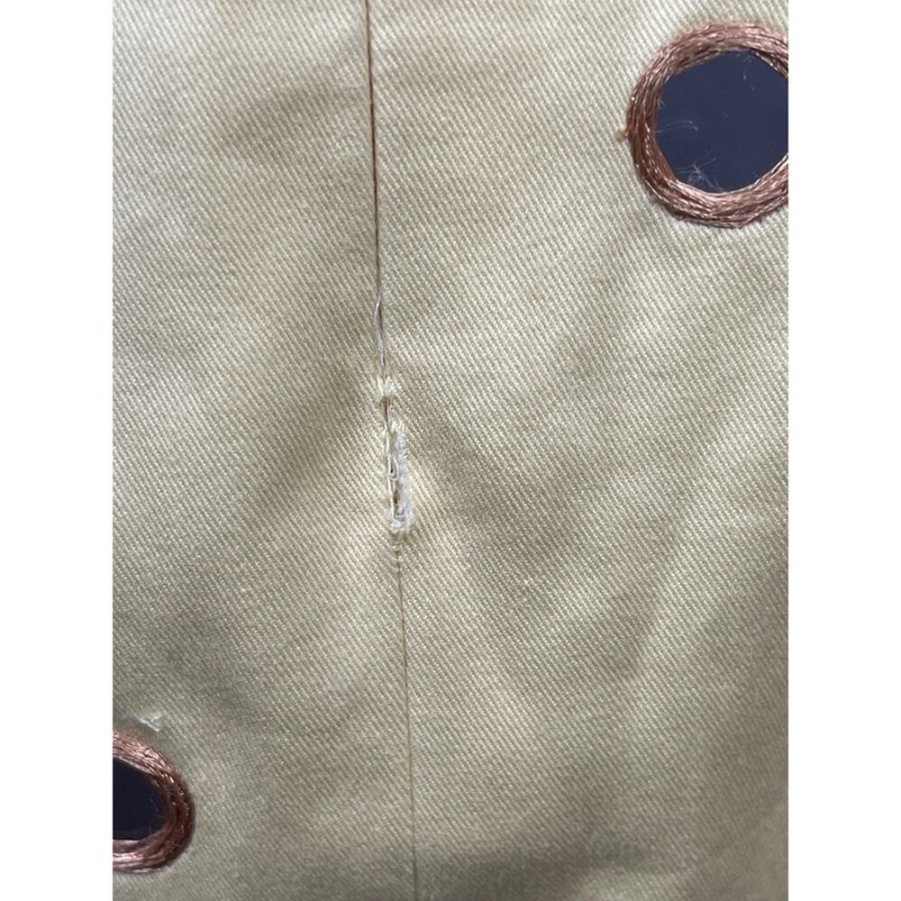 ALEXIS Malia Mirror Sequin Embellished Polkadot Yellow Midi Dress Size Medium - Picture 7 of 10